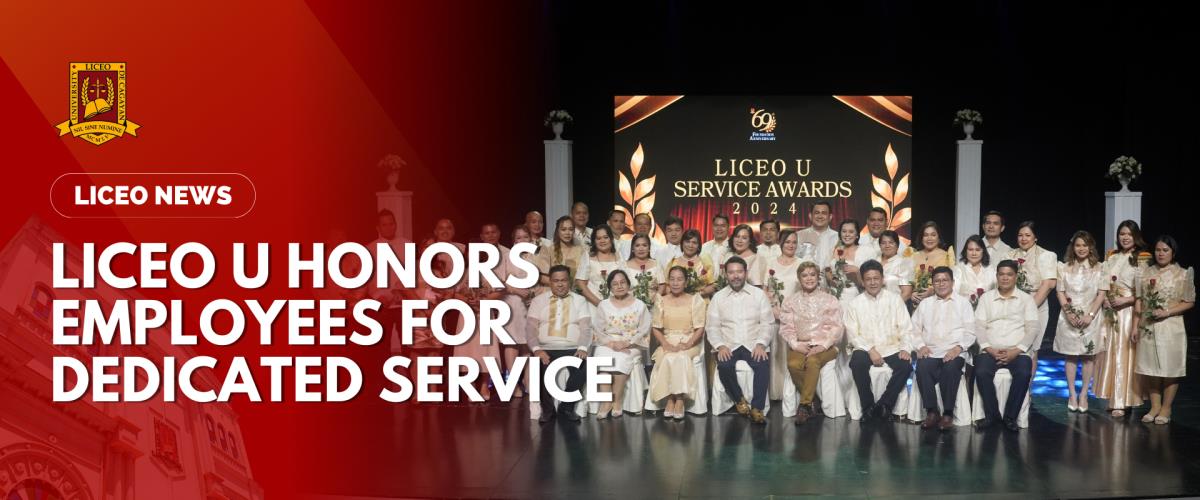 LICEO U HONORS EMPLOYEES FOR DEDICATED SERVICE