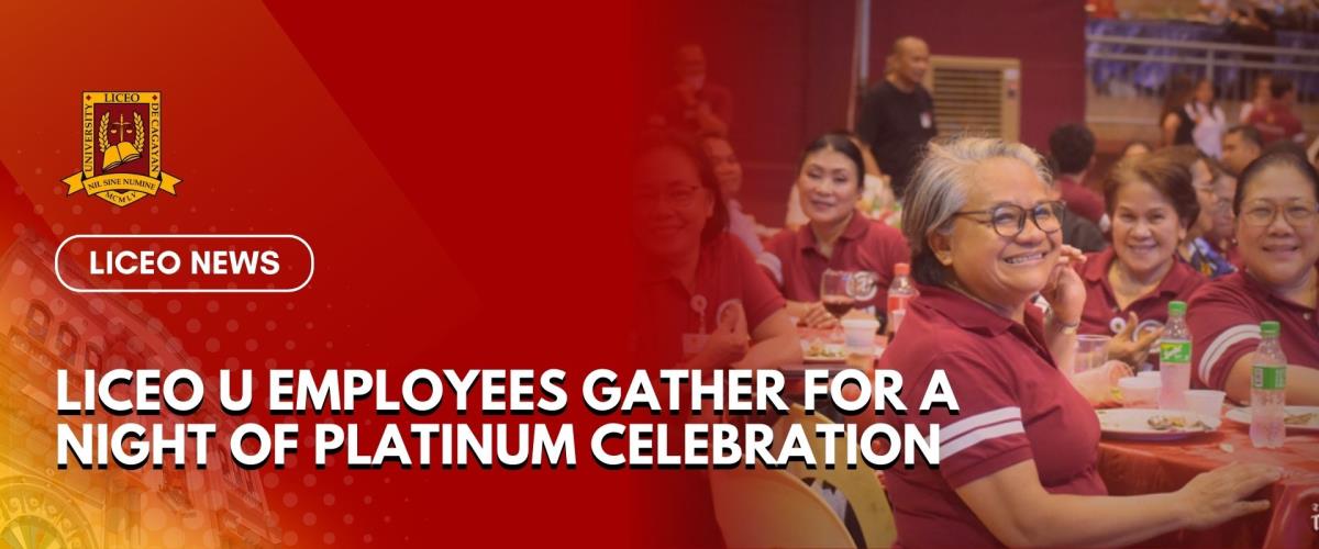 LICEO U EMPLOYEES GATHER FOR A NIGHT OF PLATINUM CELEBRATION