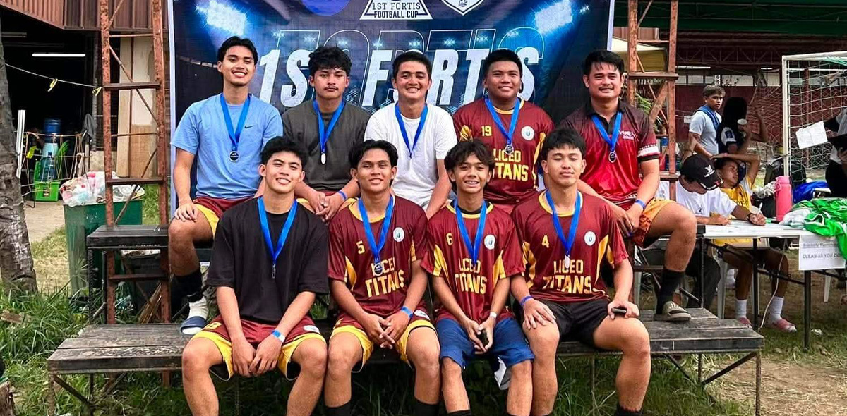 Liceo Football Team Finishes First Runner-Up in Fortiz Cup